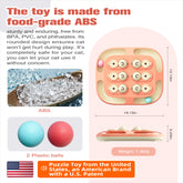 KADTC U.S. Brand & Design All in ONE -2 Levels of Challenge -2 Ways to Play Cat Treat Puzzle Toy & Track Balls for Indoor Cats Puzzles Feeder Kitten Stimulating Enrichment Toy Interactive Game